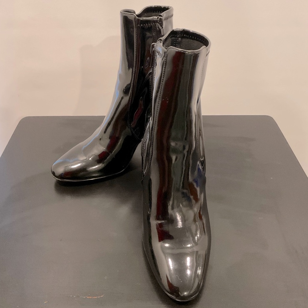 Aldo, patent leather ankle boot